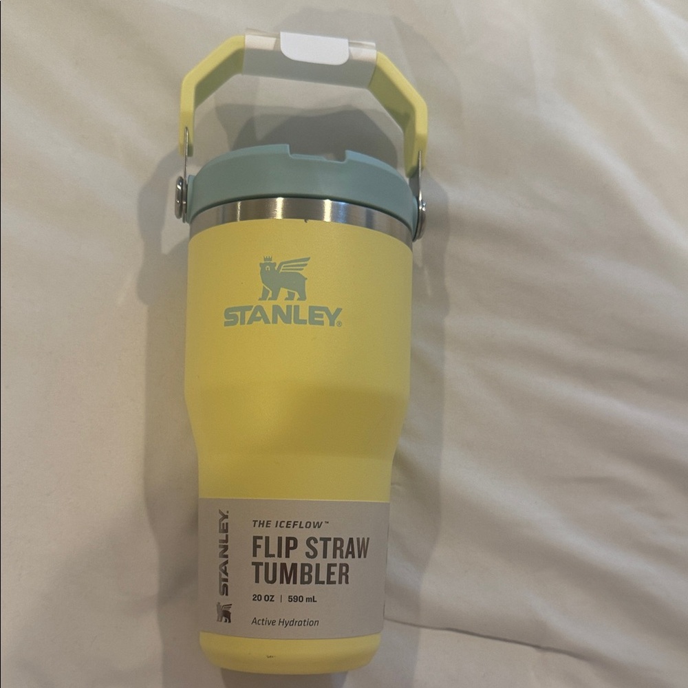 Stanley IceFlow Yellow Tumbler with Flip Straw